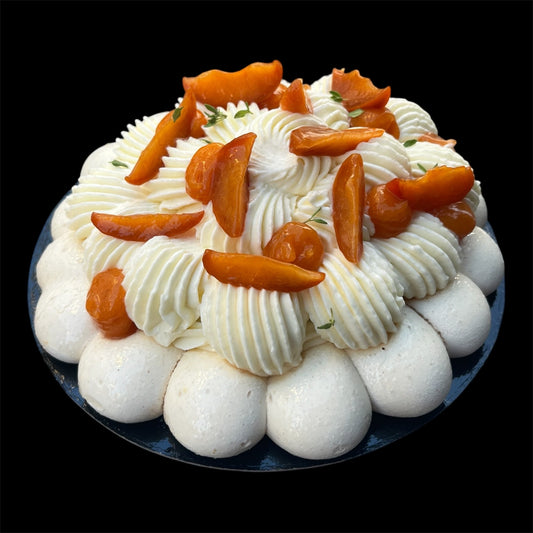 Pavlova Amande Abricot - (Sans gluten)