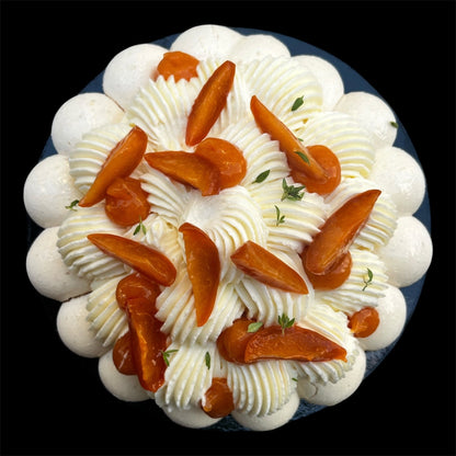 Pavlova Amande Abricot - (Sans gluten)